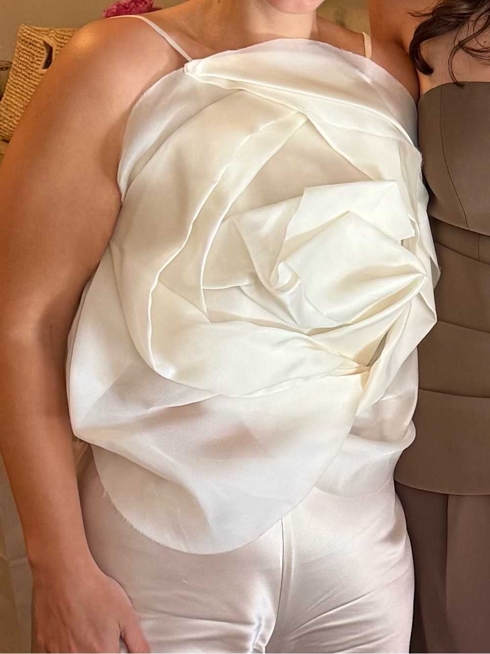 Cult Gaia Rosa Top in Off White